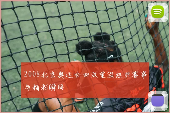 2008北京奥运会回放重温经典赛事与精彩瞬间